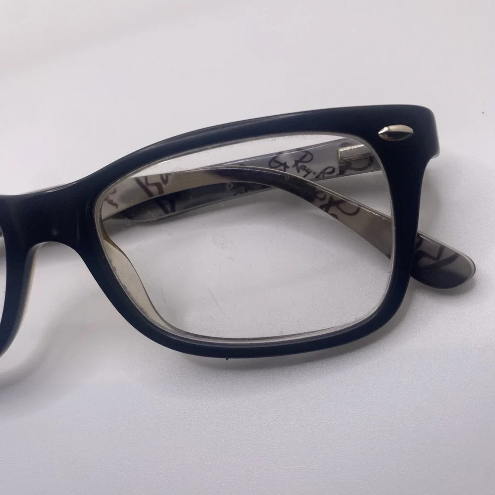 Ray-Ban Eyeglasses FRAMES ONLY RB 5228 Full Rim 50-17 Black Gray 497